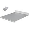 ZeroInox ZoiMania - Spianatoia con Tarocco in Acciaio Inox AISI 304 per Uso Alimentare - L70 x P40 x H7 cm - Spessore 10/10 - Made in Italy