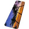 A.Monamour Tappetino per Il Bagno Antiscivolo Assorbente Morbido Tramonto Mare Palma Oceano Lungo Percorso Cielo Scuro Scenario Lavabile Tappeto Tappetini Doccia Passatoia da Cucina Zerbino 40x120cm
