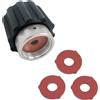 AEOLUS EOLO Home & Professional EOLO Tappo di sicurezza con valvola di sfiato - misura 3/4 - pressione max 7 bar - munito di 3 guarnizioni in silicone