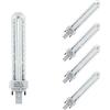 TECNOLUX EURO-Lampadina Led 2U Tube G24 4200K Luce fredda 12W (Pack 5)