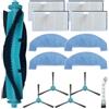 Generic 14 Pezzi Spazzola Laterale Principale Filtro Mop Panno Ricambio Kit Per MONSGA MS1 Max Per Ultenic D10 Q8 Max Per Liectroux M70 Pro Per Trouver E10 Accessori Aspirapolvere