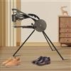 GIDRLL Macchina da cucire manuale in pelle per riparazione scarpe, macchina da cucire a 360°, macchina da cucire in metallo per tessuti spessi, tela, gomma e impermeabili, robusta e versatile