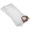 vhbw 5x sacchetto compatibile con Bosch PAS 900, PAS 1000, PAS 1000 F aspirapolvere - microfibra, 55,55cm x 21,85cm Bianco