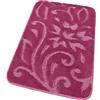 emmevi Tappeto Bagno Morbido Scendiletto Moderno Elegante Antiscivolo Assorbente mod.GIAVA_65X130 PORPORA