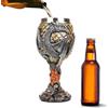 Generic Bicchiere Da Vino Drago - Calice Medievale Con Draghi In Acciaio Inossidabile, Coppa Da Vino Artistica | Calice Da Creativo Multiuso Per Bere Quotidiano, Bicchiere Decorativo Stile Fantasy, Calic