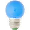JANDEI - Lampadina LED decorativa per interni E27 1W blu. Perfetto per Feste, Matrimoni, Battesimi, Terrazze. Risparmio energetico.