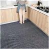 Generic Tappetino da cucina, copertura completa, fai da te, assorbe olio, zerbino lungo, per corridoio e ingresso, facile da pulire (grigio, 100 x 120 cm)