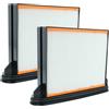 vhbw 2x filtro a pieghe piatte F8 compatibile con Starmix GS 1032 HK, HS AR-1432 EWS, IS ARD 1225, ISC ARD 1425 aspirapolvere, industriale - Elemento filtrante