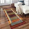 Siunwdiy Tappeto Cucina Passatoia Retrò Antiscivolo Lavabile 40x200cm, Tappeto Runner Corridoio Lungo Pelo Corto Motivo Geometrico Multicolore, Tappeto per Soggiorno Camera da Letto Ingresso Cucina