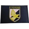 ACUBE Tappeto scendiletto rettangolare compatibile con Palermo Calcio Nero 80 x 120 cm