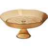 Brandani 40656 ALZATA EKOL AMBRA VETRO, cm d 31x14h, Lavabile in Lavastoviglie