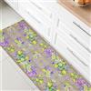 Nada Home Tappeto cucina passatoia antiscivolo Limoni con maioliche Vietrese gommato 7123