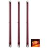Generico Lampadina Alogena R7S 254mm 1300W, J254 Lampada Alogena Lineare A Doppia Estremità 220V, 1300LM, Lampadine Infrarossi Riscaldante R7S 1300W Dimmerabile, Fascio 360°, Nessuno Sfarfallio, 3 Pezzi