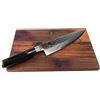 Palatina Werkstatt Set regalo KAI Shun Premier coltello da chef Tim Mälzer da 20,0 cm, TDM-1706 + tagliere in legno da vecchio barile 30 x 18 cm VK: 259,- €