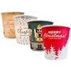 RFD Bicchierini Caffe Natalizi 1000pz - Biodegradabili e Compostabili - Fantasia Natale - Perfetti per tutte le feste