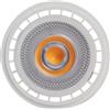 KAKAK 1PC Lampadina a riflettore LED dimmerabile 12W Alluminio AR111 Faretto G53 Faretto dimmerabile Riflettore Lampade per casa garage magazzino(Warm White,G53)