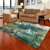 RUGMRZ Tappeto Casa Moderni Soggiorno 140X200Cm Moderno 12 Verde Morbido Confortevole Lavabile Astratto Antimacchia Pulisce Tappeti Comodini Camera Da Letto