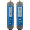 BELLEROFONTE - Bombole CO2 600g per Gasatore - Set Risparmio 2 Pezzi - E290 Alimentare M11x1 - Fino a 120L per Bombola - Compatibile Universale - Certificata TUV