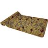 Casatessile CASA TESSILE Passatoia cucina FOGLIE E PETALI Tappeto Cucina Antiscivolo e Lavabile in Lavatrice. - BEIGE, 340 cm.