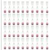 Generico Aurora Store 40 Clessidre Mini in Vetro con Polvere Colorata da 6 cm Bomboniera per Matrimonio, Laurea, Compleanno, Battesimo, Baby Shower (Rosa)