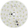 Generic YSJX Lighting, Confezione da 5, faretto LED da incasso chip 3W 5W 7W 9W 12W 15W 18W Chip di luce rotondo AC220V 2835SMD Illuminazione con perline(Warm white,18W)