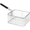 HouseVibe Cestello per Friggitrice ad Aria, Accessorio Multiuso in Acciaio Inossidabile per Cucina e Feste, Stile E 27x25x13.5 cm