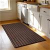 LIWEIREN Tappeto Ingresso Casa 40 x 135 cm Lavabile, Resistente Allo Sporco Zerbino Impermeabile Lavabile in Lavatrice per Porte, Patio e Esterni, marrone