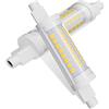 BVCL R7S LED 78mm, 7W R7S LED COB Lampadina Bianco naturale 4000K 700LM, equivalente for 70W J78 R7S lampade alogene, AC 220-240V Non dimmerabile senza sfarfallio,2 Unità