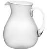 SERAFINO ZANI Caraffa Brocca da Acqua Vino Infrangibile Plastica Dura Colore Bianco Pitcher Memento Synth Zani