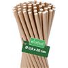 wisefood Set di cannucce di carta, 500 pezzi (5 x 100 pezzi) di cannucce marroni, diametro 8 mm x 14,5 cm, prive di PLA/PE, cannucce biodegradabili in robusta carta kraft