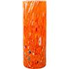 MurArt Vaso in Vetro di Murano da 1000ml Arancione Collezione Tower in Vetro Soffiato a Mano in Lavorazione Artigianale Made in Italy