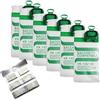 AMG Shop Online 6 Sacchetti folletto vk140/150 + 6 Profumi - in Tessuto MICROFIBRA A 5 STRATI - Alta Resistenza con Chiusura Antipolvere Ricambio per Aspirapolvere Domestico