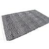 Casa Service DORA Tappeto Cotone Jaquard, Lavabile, per Bagno e Cucina (50x80cm, Black)