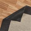 Estores Basic Tappeto Salotto Vinilico Antiscivolo, Lavabile e Resistente alle Macchie, Tessuto Intrecciato e Senza Pelo, Tappeto in Vinile Perfetto per Interni ed Esterni, STORESBASIC Pietra Nero 140x200
