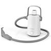 GYMAX Pulitore a Vapore Portatile 1000W con Pressione 3 Bar, Macchina a Vapore Multiuso per la Pulizia di Cucina Indumenti Pavimento Finestre, Inclusi 10 Accessori, Grigio/Verde (Grigio)