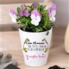 love print Festa della mamma Vaso per fiori regalo per la mamma Vasetto Cara mamma ti voglio bene