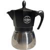 E&B Lab Moka Induction 3T Moka 3 Tazze per Piani a Induzione Competition Moka Filter
