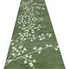 Siunwdiy Tappeto runner, tappeto da cucina antiscivolo tappeto lavabile runner corridoio lungo 80X200CM tappeto corridoio per soggiorno, camera da letto per bambini, bagno,Verde,100x200cm