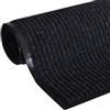 ZOLTA Tappeto Ingresso casa - Tappeto da Esterno - Zerbino per esterni e interni - Antiscivolo - Impermeabile Lavabile Resistente allo Sporco - Nero - 120x180cm