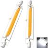 ZJZG Lampadina LED R7S 78mm Dimmerabile, R7S LED 78mm 10W Equivalenti a 100W Lampada Alogene, Bianco Freddo 6000K 1000LM, Nessun Sfarfallio, Illuminazione Fascio 360°, Confezione da 2
