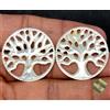 SBI Gems 30X30 Mm Madreperla Naturale Intagliata A Mano Coppia 25.03 CTS Gemme Sciolte