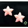 SBI Gems Coppia Opale Rosa Naturale Intagliata A Stella 20.08 CT 22x22 mm