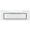 GLOBALO Cappa aspirante, cappa da incasso per cucina, con illuminazione, larghezza di installazione 80 cm, senza motore, Cooperazione con la turbina, Silentio 80.2 White