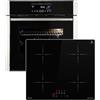 KKT KOLBE Cucina: 60cm Forno da incasso EB8016ED + 59cm Piano Cottura Induzione IH85900ED | Catalisi | Rosticceria | Funzione pizza | Griglia | Aria calda | Cassetti telescopici | SET8016IH859ED