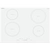 Summit Appliance SINC4B302W - Piano cottura a induzione 4 zone da 70 pollici di larghezza, bianco, 208-240 V, taglio di sicurezza, blocco bambini, potenza di cottura 7000 W, protezione contro