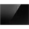 Elica PRF0184551, Piano cottura a induzione con cappa aspirante integrata NIKOLATESLA FIT 3Z BL/A/72, Black