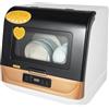 Generic Mini lavastoviglie da appoggio con controllo touch, asciugatura automatica a 75 °C, filtro rimovibile, automatica, per cucina, appartamento, ufficio, nessuna installazione