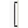 JJKSKV Compatibile Con Nurlin Porta In Ottone Massiccio Doppia Zigrinatura Incrociata Su Un Lato For Frigorifero Da Cucina Elettrodomestico Armadio Pull Bar Cancello In Legno Porta In Vetro(Black)
