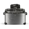 bajrl Friggitrice Elettrica A Doppia Pentola For Uso Domestico E Commerciale, Macchina For Friggere In Acciaio Inossidabile Con Controllo Costante Della Temperatura For Patatine Fritte, Ciambelle, Spiedini