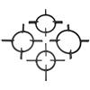 Franza Ariston Hotpoint Scholtes Kit 4 griglie in ghisa per piano cottura 4 fuochi FTGH 640 - C00288625 - C00288624 - C00288621 - C00288622 - G0239/KIT - Prodotto originale